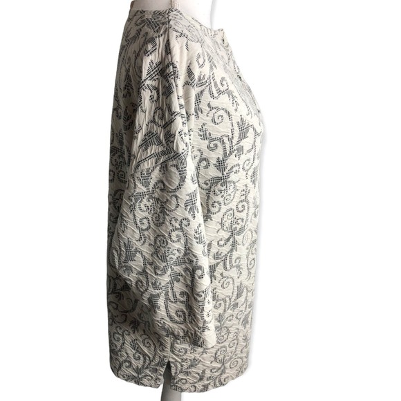 Victoria’s Secret Vintage Paisley Print 3/4 Sleeve Oversized Sleepshirt - Picture 3 of 8